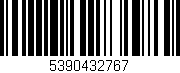 Código de barras (EAN, GTIN, SKU, ISBN): '5390432767'