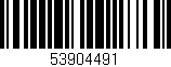 Código de barras (EAN, GTIN, SKU, ISBN): '53904491'