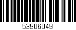 Código de barras (EAN, GTIN, SKU, ISBN): '53906049'