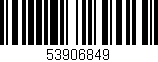 Código de barras (EAN, GTIN, SKU, ISBN): '53906849'
