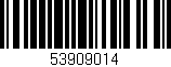 Código de barras (EAN, GTIN, SKU, ISBN): '53909014'