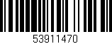 Código de barras (EAN, GTIN, SKU, ISBN): '53911470'