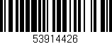 Código de barras (EAN, GTIN, SKU, ISBN): '53914426'