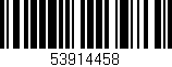 Código de barras (EAN, GTIN, SKU, ISBN): '53914458'