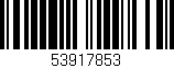Código de barras (EAN, GTIN, SKU, ISBN): '53917853'