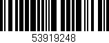 Código de barras (EAN, GTIN, SKU, ISBN): '53919248'