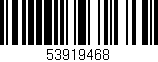 Código de barras (EAN, GTIN, SKU, ISBN): '53919468'