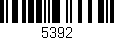 Código de barras (EAN, GTIN, SKU, ISBN): '5392'