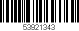 Código de barras (EAN, GTIN, SKU, ISBN): '53921343'