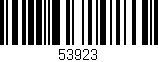 Código de barras (EAN, GTIN, SKU, ISBN): '53923'