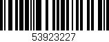 Código de barras (EAN, GTIN, SKU, ISBN): '53923227'
