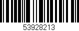 Código de barras (EAN, GTIN, SKU, ISBN): '53928213'