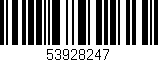 Código de barras (EAN, GTIN, SKU, ISBN): '53928247'