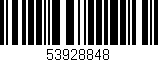 Código de barras (EAN, GTIN, SKU, ISBN): '53928848'
