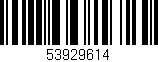 Código de barras (EAN, GTIN, SKU, ISBN): '53929614'