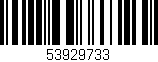 Código de barras (EAN, GTIN, SKU, ISBN): '53929733'