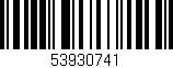 Código de barras (EAN, GTIN, SKU, ISBN): '53930741'