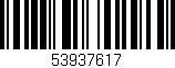Código de barras (EAN, GTIN, SKU, ISBN): '53937617'