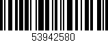 Código de barras (EAN, GTIN, SKU, ISBN): '53942580'