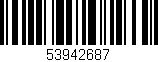 Código de barras (EAN, GTIN, SKU, ISBN): '53942687'