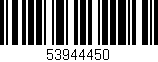 Código de barras (EAN, GTIN, SKU, ISBN): '53944450'