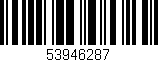 Código de barras (EAN, GTIN, SKU, ISBN): '53946287'