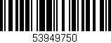 Código de barras (EAN, GTIN, SKU, ISBN): '53949750'