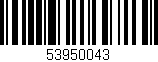 Código de barras (EAN, GTIN, SKU, ISBN): '53950043'