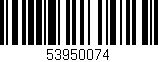 Código de barras (EAN, GTIN, SKU, ISBN): '53950074'