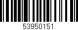 Código de barras (EAN, GTIN, SKU, ISBN): '53950151'