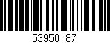 Código de barras (EAN, GTIN, SKU, ISBN): '53950187'