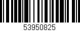 Código de barras (EAN, GTIN, SKU, ISBN): '53950825'