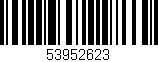 Código de barras (EAN, GTIN, SKU, ISBN): '53952623'