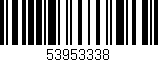 Código de barras (EAN, GTIN, SKU, ISBN): '53953338'