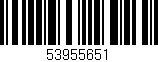Código de barras (EAN, GTIN, SKU, ISBN): '53955651'