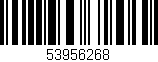 Código de barras (EAN, GTIN, SKU, ISBN): '53956268'