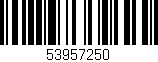 Código de barras (EAN, GTIN, SKU, ISBN): '53957250'
