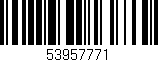 Código de barras (EAN, GTIN, SKU, ISBN): '53957771'