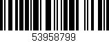 Código de barras (EAN, GTIN, SKU, ISBN): '53958799'