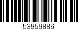 Código de barras (EAN, GTIN, SKU, ISBN): '53959886'