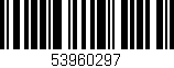 Código de barras (EAN, GTIN, SKU, ISBN): '53960297'