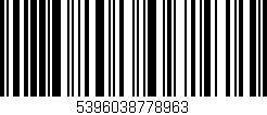 Código de barras (EAN, GTIN, SKU, ISBN): '5396038778963'
