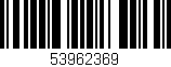 Código de barras (EAN, GTIN, SKU, ISBN): '53962369'