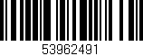 Código de barras (EAN, GTIN, SKU, ISBN): '53962491'
