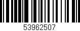 Código de barras (EAN, GTIN, SKU, ISBN): '53962507'
