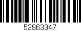 Código de barras (EAN, GTIN, SKU, ISBN): '53963347'