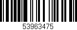 Código de barras (EAN, GTIN, SKU, ISBN): '53963475'