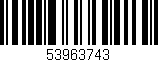 Código de barras (EAN, GTIN, SKU, ISBN): '53963743'