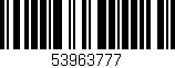 Código de barras (EAN, GTIN, SKU, ISBN): '53963777'