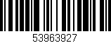 Código de barras (EAN, GTIN, SKU, ISBN): '53963927'